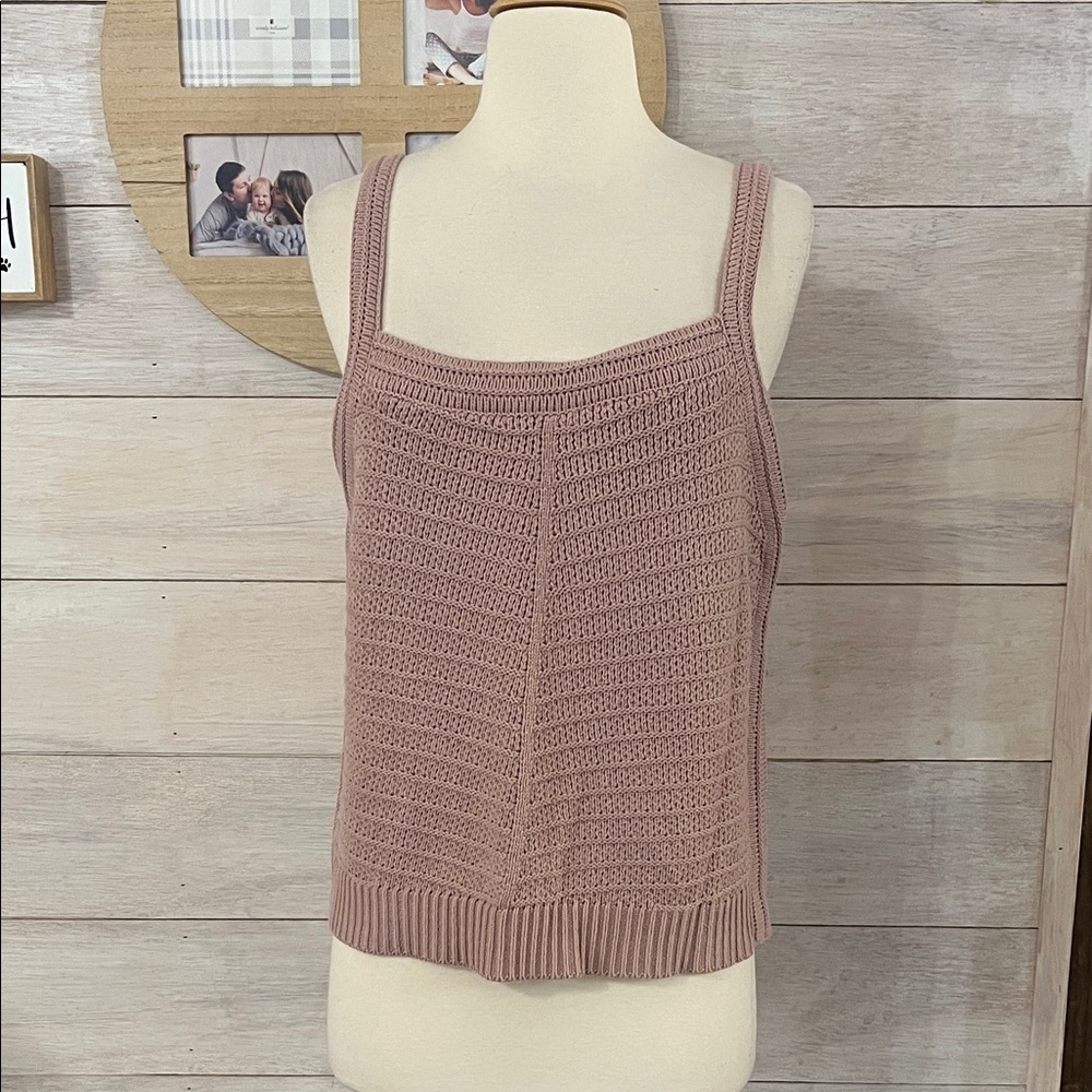 Joie Dusty Pink Knit Camisole L
